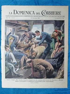 Bild des Verkufers fr La Domenica del Corriere 23 novembre 1947 Piacenza-Milano - Spagna - Cinecitt zum Verkauf von LIBRERIA IL TEMPO CHE FU
