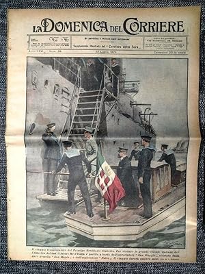 Immagine del venditore per La Domenica del Corriere 13 Luglio 1924 Umberto II di Savoia - America- Trentino venduto da LIBRERIA IL TEMPO CHE FU