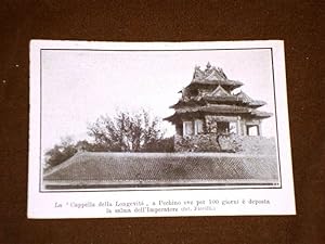 Immagine del venditore per Pechino nel 1908 La Cappella della longevità Cina venduto da LIBRERIA IL TEMPO CHE FU