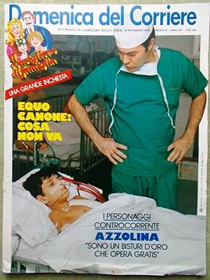 Immagine del venditore per La Domenica del Corriere 30 Novembre 1978 Equo Canone Callas Fracci Videogiochi venduto da LIBRERIA IL TEMPO CHE FU