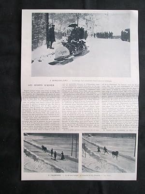 Immagine del venditore per Lo sport invernale a Chamonix e Morez Stampa del 1909 venduto da LIBRERIA IL TEMPO CHE FU