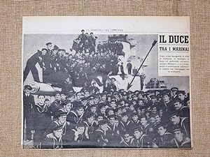 Immagine del venditore per Inaugurazione Carbonia 1938 Duce Benito Mussolini e marinai sul Bolzano Sardegna venduto da LIBRERIA IL TEMPO CHE FU