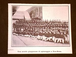Immagine del venditore per Scuola giapponese di spionagio a Tun Ouen nel 1907 Giappone venduto da LIBRERIA IL TEMPO CHE FU