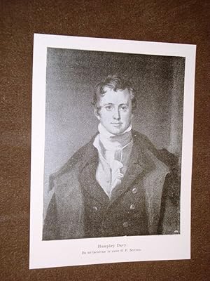 Imagen del vendedor de Chimico Sir Humphry Davy Penzance, 17 dicembre 1778   Ginevra, 29 maggio 1829 a la venta por LIBRERIA IL TEMPO CHE FU