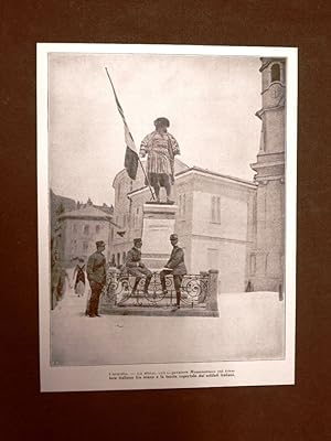 Seller image for WW1 Prima guerra mondiale 1914-1918 Cormons Imperatore Massimiliano Tricolore for sale by LIBRERIA IL TEMPO CHE FU