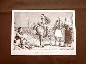 Seller image for Abito dei contadini delle isole greche nel 1883 Grecia Moda e costume for sale by LIBRERIA IL TEMPO CHE FU