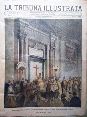 Immagine del venditore per La Tribuna Illustrata 4 Gennaio 1925 Anno Santo Apertura Porta Papa Innocenzo X venduto da LIBRERIA IL TEMPO CHE FU