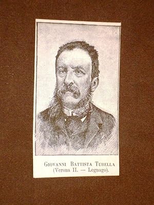 Seller image for Deputato nel 1886 Onorevole Giovanni Battista Turella di Legnago for sale by LIBRERIA IL TEMPO CHE FU