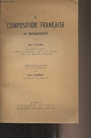 Seller image for La composition franaise au baccalaurat for sale by Le-Livre