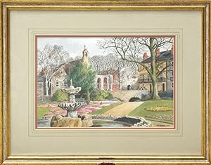 Seller image for Painting presented to John Major, of Abbey Gardens in Reading. for sale by Peter Harrington.  ABA/ ILAB.