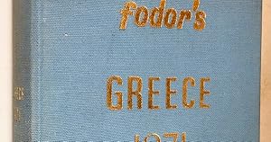 Imagen del vendedor de Fodor's Greece 1971 Illustrated edition with Atlas and city plans a la venta por Once Upon A Time