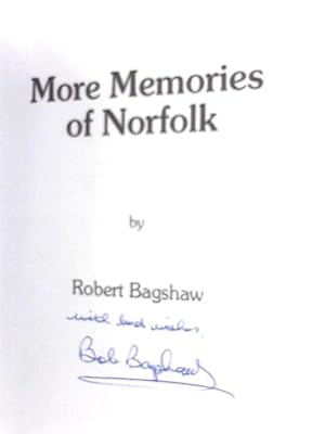 Bild des Verkufers fr More Memories of Norfolk zum Verkauf von World of Rare Books