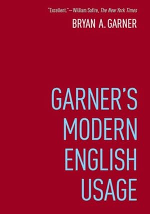 Seller image for Garner's Modern English Usage for sale by GreatBookPrices