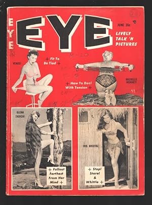 Seller image for Eye #38 6/1960-Iris Bristol cover photo & feature-Maria Stringer-Elke Somer-cheesecake-Cartoons-gags-jokes-G for sale by DTA Collectibles