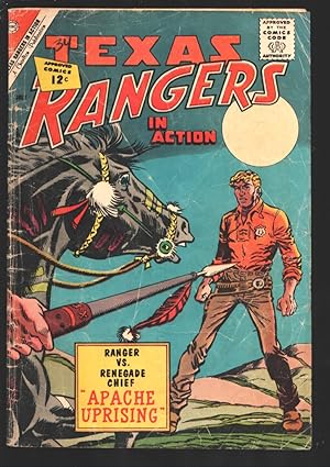 Immagine del venditore per Texas Rangers In Action #34 1962-Charlton-Boot Hill-Indian Attack cover-G venduto da DTA Collectibles