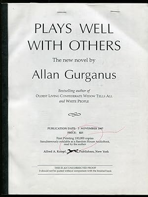 Seller image for Plays Well With Others for sale by Between the Covers-Rare Books, Inc. ABAA