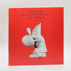 [Sale 47] Inuit and Indian Art and Artifacts, 14th and 15h July, 1981