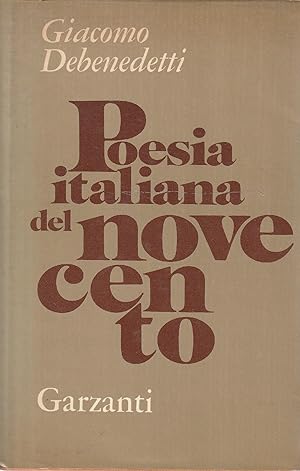 1° edizione! Poesia italiana del Novecento