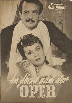 Seller image for Am Abend nach der Oper [In the Evening After the Opera] (Original program for the 1945 German film) for sale by Royal Books, Inc., ABAA