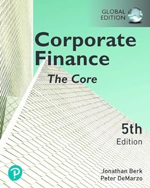 Immagine del venditore per Corporate Finance: The Core, Global Edition venduto da Rheinberg-Buch Andreas Meier eK