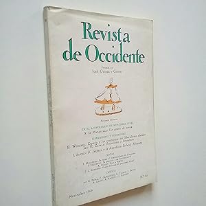 Imagen del vendedor de En el aniversario de Menndez Pidal y otros. Revista de Occidente. N 80 (Noviembre, 1969) a la venta por MAUTALOS LIBRERA