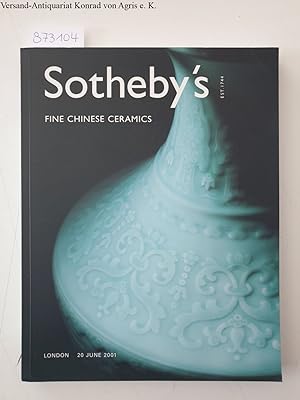 Sotheby's Fine Chinese Ceramics: London 20 June 2001: