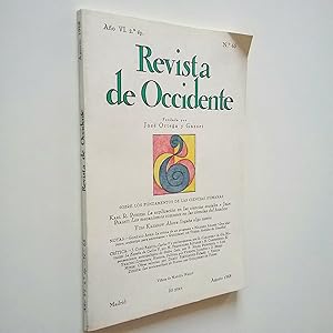 Imagen del vendedor de Sobre los fundamentos de las ciencias humanas y otros. Revista de Occidente. N 65 (Agosto, 1968) a la venta por MAUTALOS LIBRERA