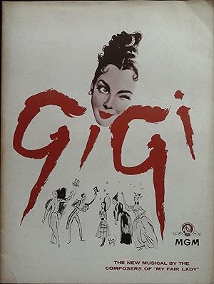Bild des Verkufers fr Gigi Program Book 1958 Leslie Caron, Maurice Chevalier, Louis Jourdan zum Verkauf von AcornBooksNH