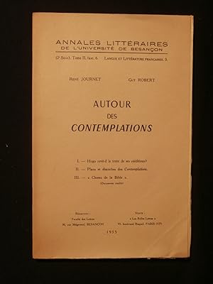 Seller image for Autour des contemplations for sale by Tant qu'il y aura des livres