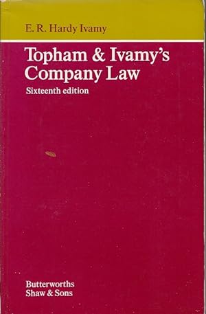 Bild des Verkufers fr Topham & Ivamy?s Company Law. zum Verkauf von Cameron House Books