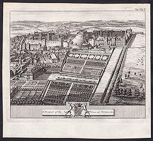 "A Prospect of the House att Windsor" - Windsor Castle Berkshire Ansicht view