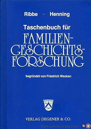 Immagine del venditore per Taschenbuch fr Familienforschung. begrndet von Friedrich Wecken. venduto da Emile Kerssemakers ILAB