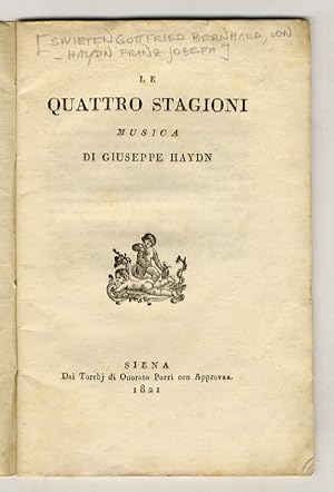 Le Quattro Stagioni. Musica di Giuseppe Haydn.