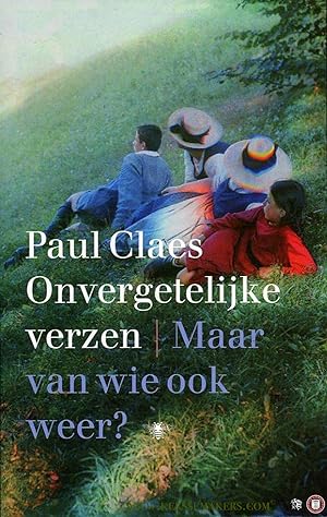 Seller image for Onvergetelijke verzen. Maar van wie ook weer? for sale by Emile Kerssemakers ILAB