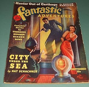 Image du vendeur pour Fantastic Adventures September for 1939 // The Photos in this listing are of the magazine that is offered for sale mis en vente par biblioboy