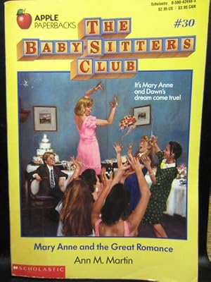 Seller image for MARY ANNE AND THE GREAT ROMANCE (Baby-sitters Club #30) for sale by The Book Abyss