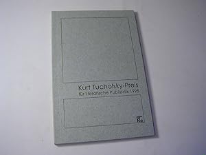 Bild des Verkufers fr Verleihung des Kurt Tucholsky-Preises fr literarische Publizistik 1995 an Konstantin Wecker zum Verkauf von Antiquariat Fuchseck