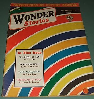 Seller image for Wonder Stories for September 1932 // The Photos in this listing are of the magazine that is offered for sale for sale by biblioboy