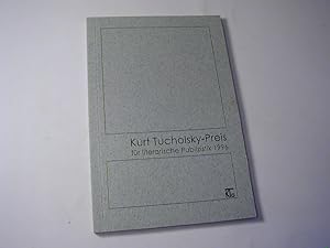 Bild des Verkufers fr Verleihung des Kurt Tucholsky-Preises fr literarische Publizistik 1996 an Heribert Prantl zum Verkauf von Antiquariat Fuchseck