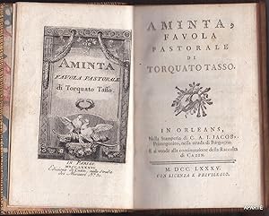 Seller image for AMINTA, FAVOLA PASTORALE. for sale by Apart