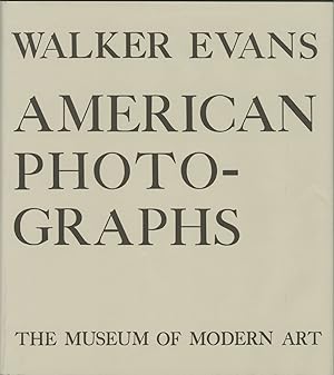 Seller image for AMERICAN PHOTOGRAPHS Essay by Lincoln Kirstein. for sale by Andrew Cahan: Bookseller, Ltd., ABAA