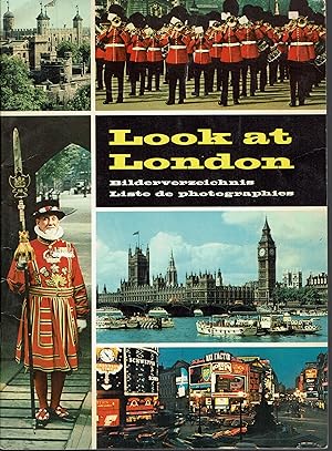 Bild des Verkufers fr Look At London zum Verkauf von fourleafclover books