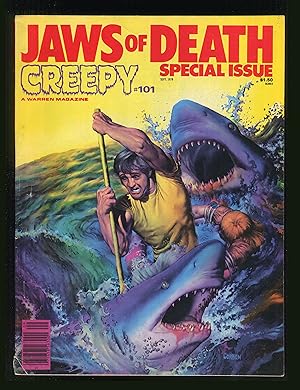 Image du vendeur pour Creepy 101 Jaws of Death Special Magazine Richard Corben Shark Horror Anthology mis en vente par CollectibleEntertainment