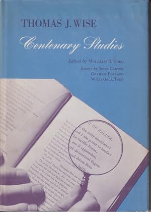 Imagen del vendedor de Thomas J. Wise Centenary Studies a la venta por Studio Books