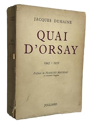 Imagen del vendedor de Quai d'Orsay : 1945-1951 a la venta por Librairie Douin