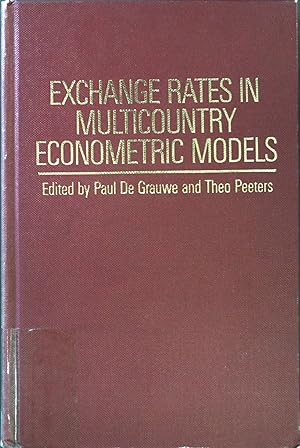 Imagen del vendedor de Exchange Rates in Multicountry Econometric Models a la venta por books4less (Versandantiquariat Petra Gros GmbH & Co. KG)