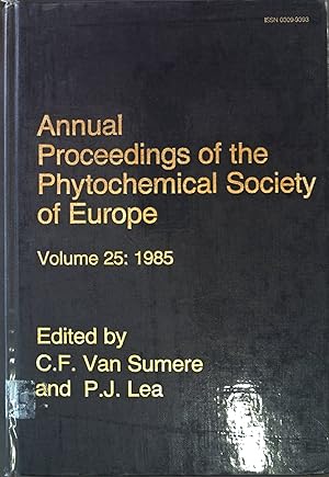 Image du vendeur pour Annual Proceedings of the Phytochemical Society of Europe: Vol. 25; The Biochemistry of Plant Phenolics mis en vente par books4less (Versandantiquariat Petra Gros GmbH & Co. KG)