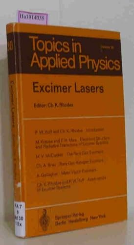 Seller image for Excimer Lasers. (= Topics in Applied Physics, 30). for sale by ralfs-buecherkiste