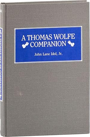 Bild des Verkufers fr A Thomas Wolfe Companion [Presentation Copy to Julian Mason] zum Verkauf von Lorne Bair Rare Books, ABAA