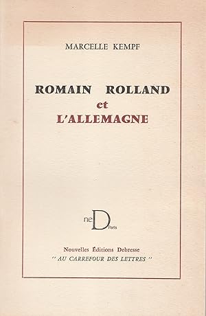 Romain Rolland et l'Allemagne